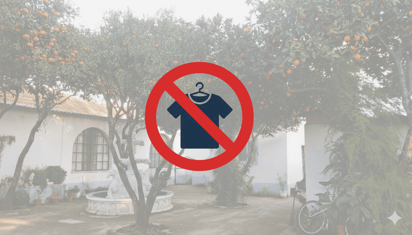 Não estamos a receber doações de roupa